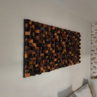 Декоративно дървено пано за стена, снимка 3 - Пана - 45149861