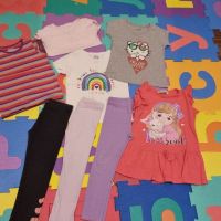 огромен детски лот рокли, клинчета и тениски, снимка 5 - Детски комплекти - 45225196