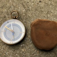 стар бронзов, джобен компас , снимка 10 - Антикварни и старинни предмети - 45552263