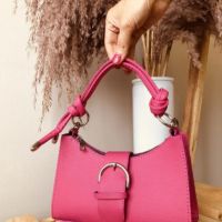 Малка дамска кожена чанта с цип, голямо разнообразие от цветове, снимка 7 - Чанти - 45840168