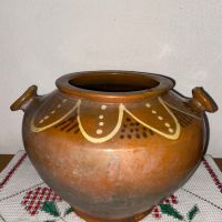 Български, керамичен съд с дръжки., снимка 1 - Антикварни и старинни предмети - 45340386