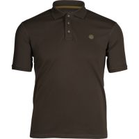 Тениска с яка Seeland - Skeet Polo Classic, кафява, снимка 1 - Екипировка - 45337722