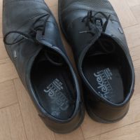 Официални черни обувки Rieker размер 47, снимка 1 - Официални обувки - 45597230