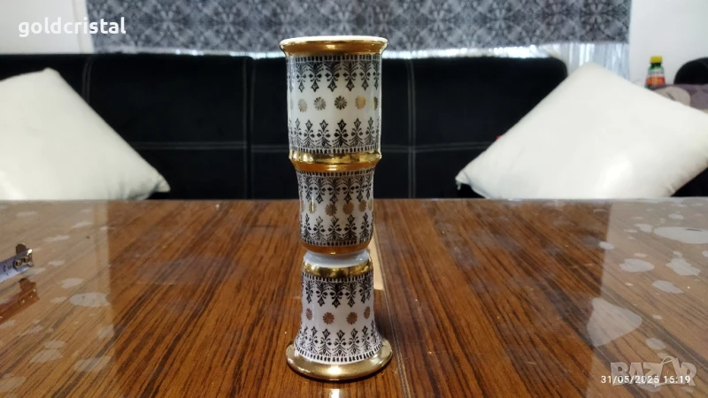 Стар български порцелан ваза, снимка 1