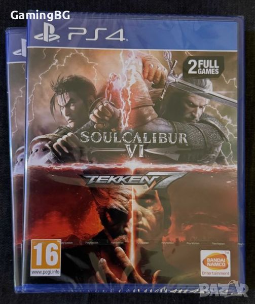 Чисто нова Tekken 7 + SoulCalibur VI PS4, снимка 1