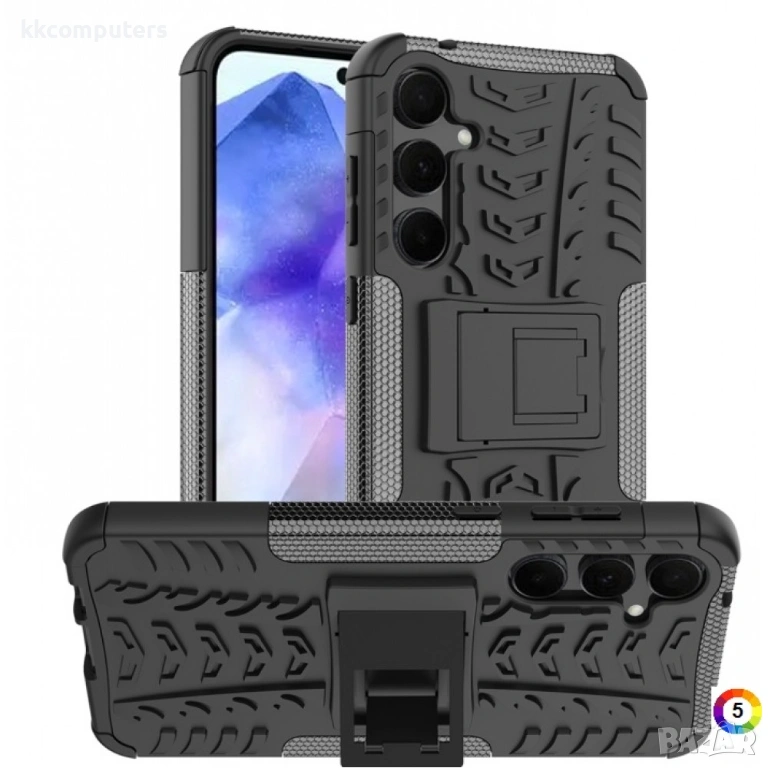 Samsung Galaxy A55 Удароустойчив Калъф и Протектор, снимка 1