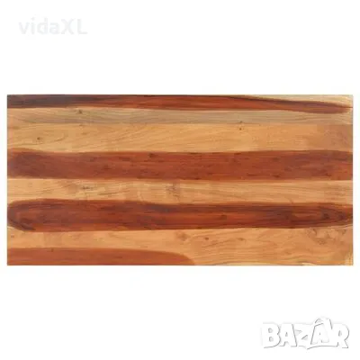 vidaXL Плот за маса, 120x60x(2,5-2,7) см, акациево дърво масив（SKU:327514）, снимка 1