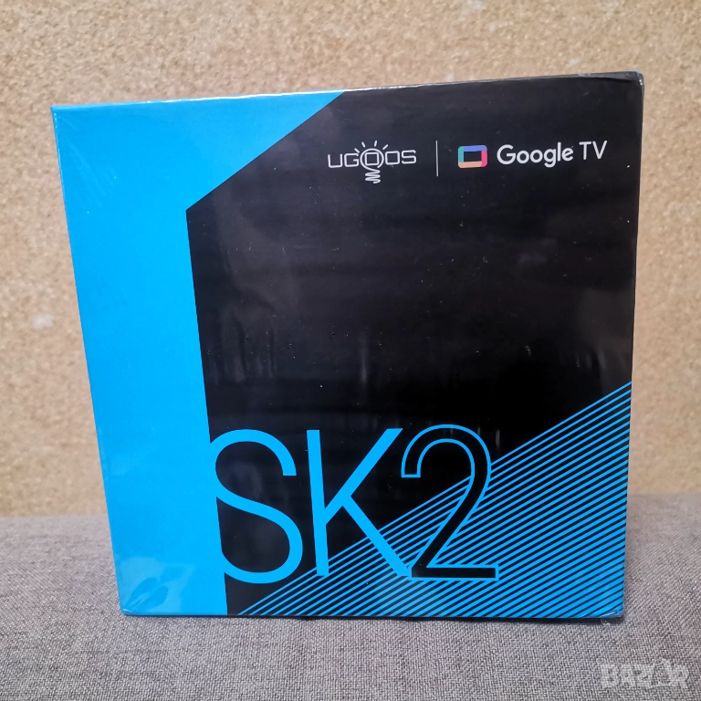 Нов сертифициран Google TV box Ugoos SK2 4Gb/32Gb Wifi 6/ BT 5.2 LAN, снимка 1