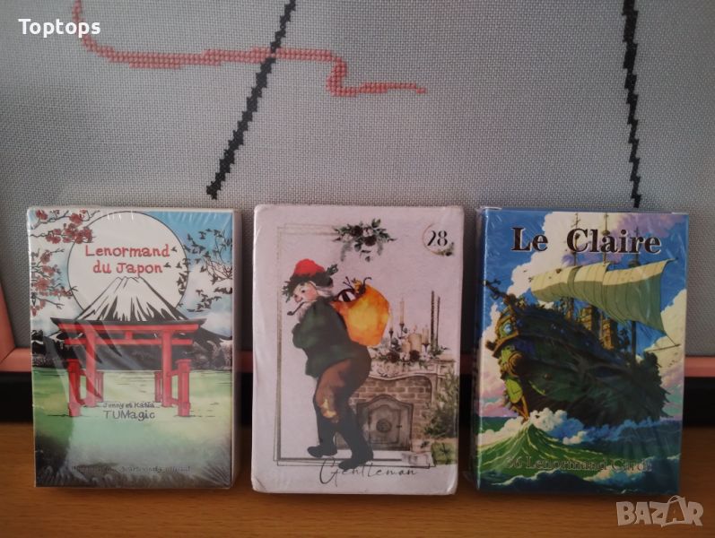 Ленорман карти:Lenormand du Japon&Le Claire Lenormand&Simply Christmas Lenormand, снимка 1
