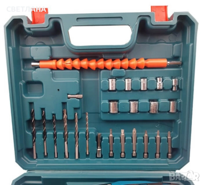 Акумулаторен Винтоверт с две батерии - Компелкт, снимка 1