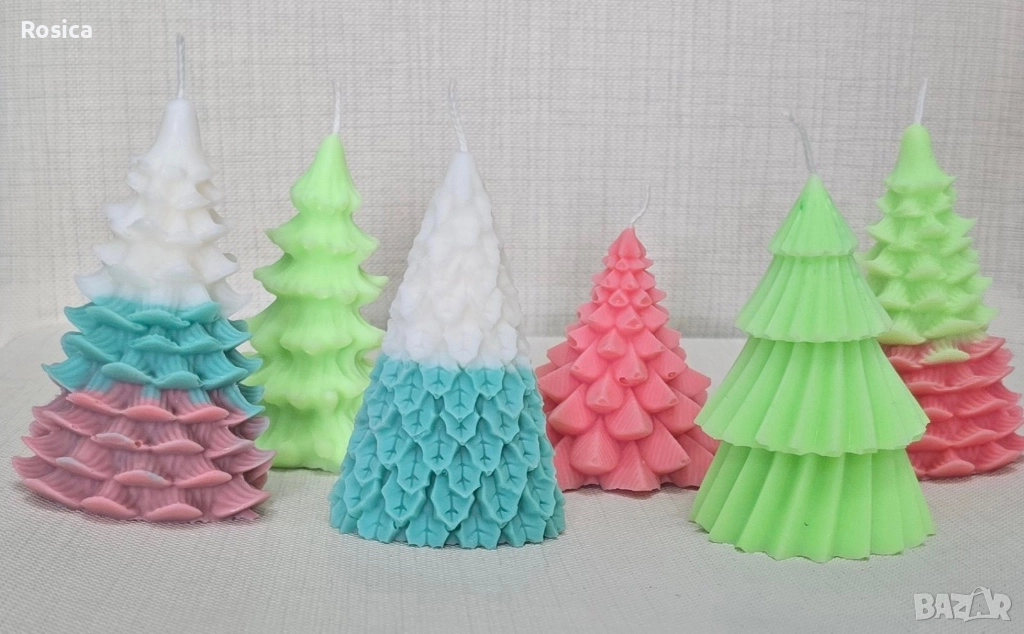 Коледни ароматни свещи, снимка 1