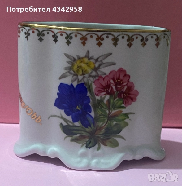 WB Bavaria. 1960-1980г.Порцеланова мини ваза , снимка 1