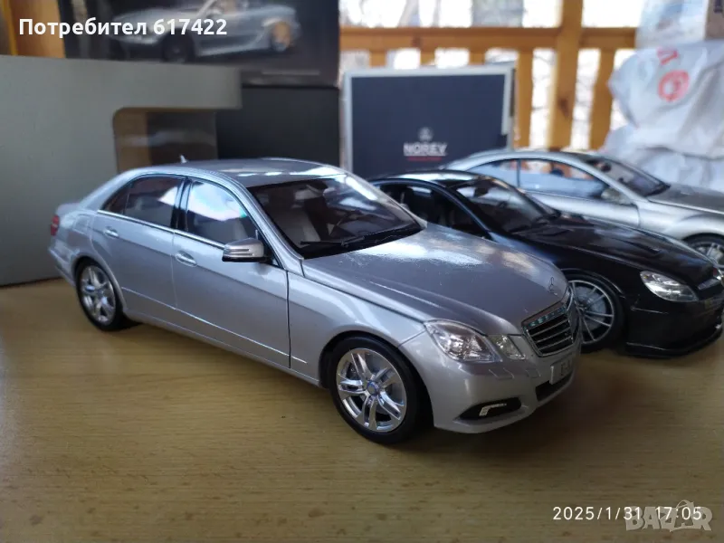 1: 18 Метален модел на Mercedes-Benz E-Klasse W212 Elegance Minichamps, снимка 1