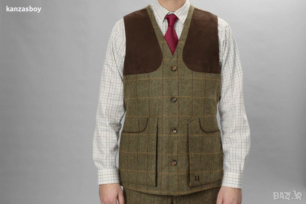 harkila Kenmore Shooting Waistcoat - ловен вълнен елек 60/2ХЛ, снимка 1
