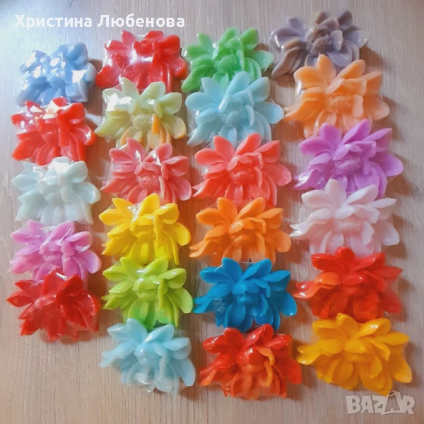 Глицеринови цветя, снимка 1