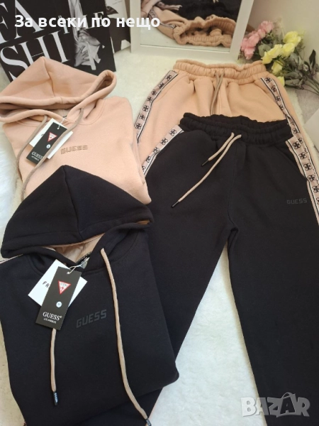 Guess Дамски Ватиран Спортен Комплект🔝Дамски Спортен Екип Гес - 2 Налични Цвята Код BS-103, снимка 1