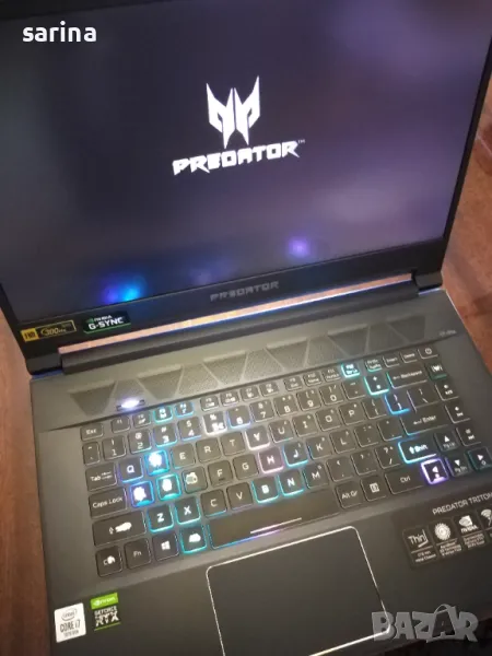 Лаптоп Acer Predator Triton 500, снимка 1