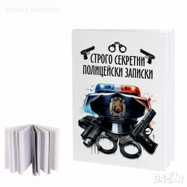 Бележник "Строго секретни полицейски записи", снимка 1