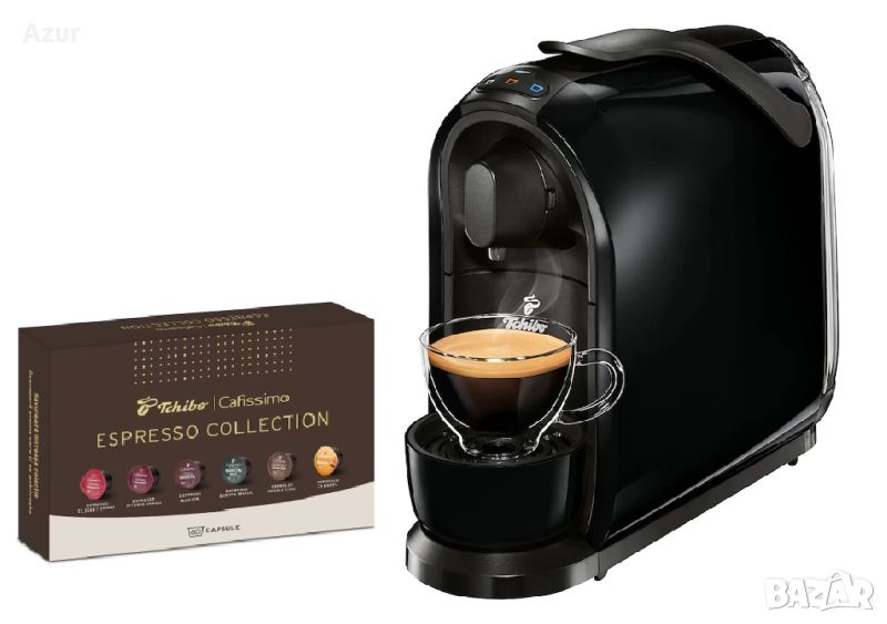 Кафемашина Tchibo Cafissimo Pure + подарък 60 капсули Espresso Collection, снимка 1