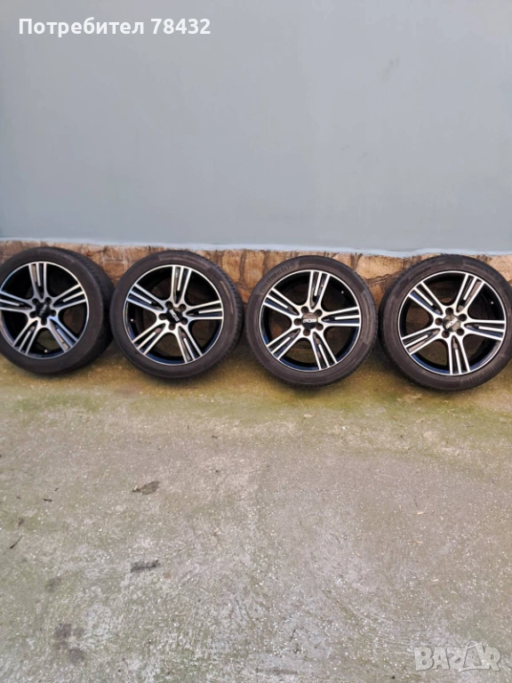 Джанти с гуми за Мерцедес 225/45/17 , снимка 1