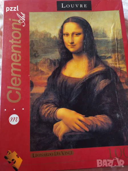 Пъзел "Mona Liza" Louvre Art Clementoni 1000 части, снимка 1