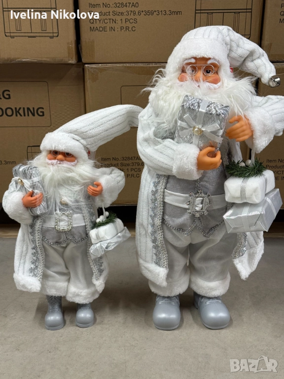Дядо Коледа в сребристо , снимка 1