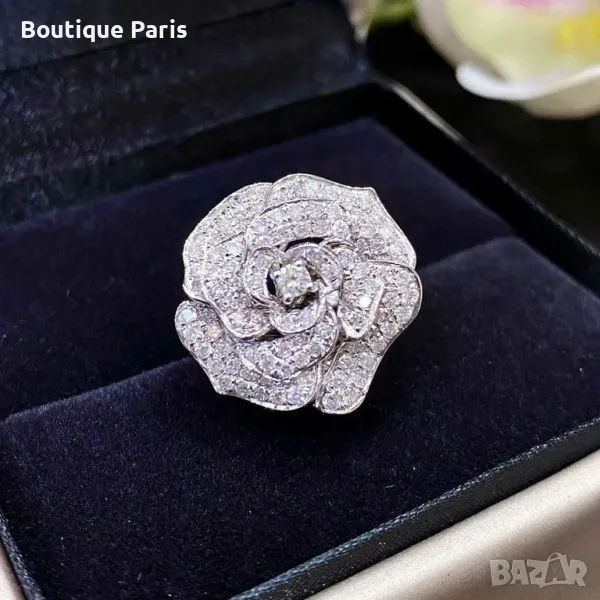 Chanel Camellia оригинален пръстен, снимка 1