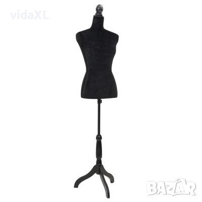vidaXL Дамски бюст манекен, черен(SKU:30028, снимка 1