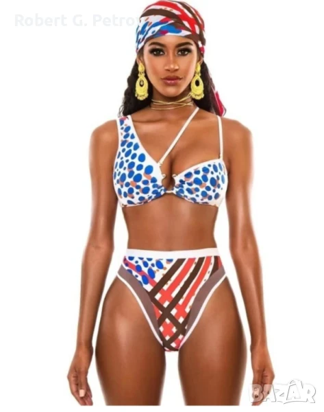Нов дамски бански от две части "АФРИКА", снимка 1