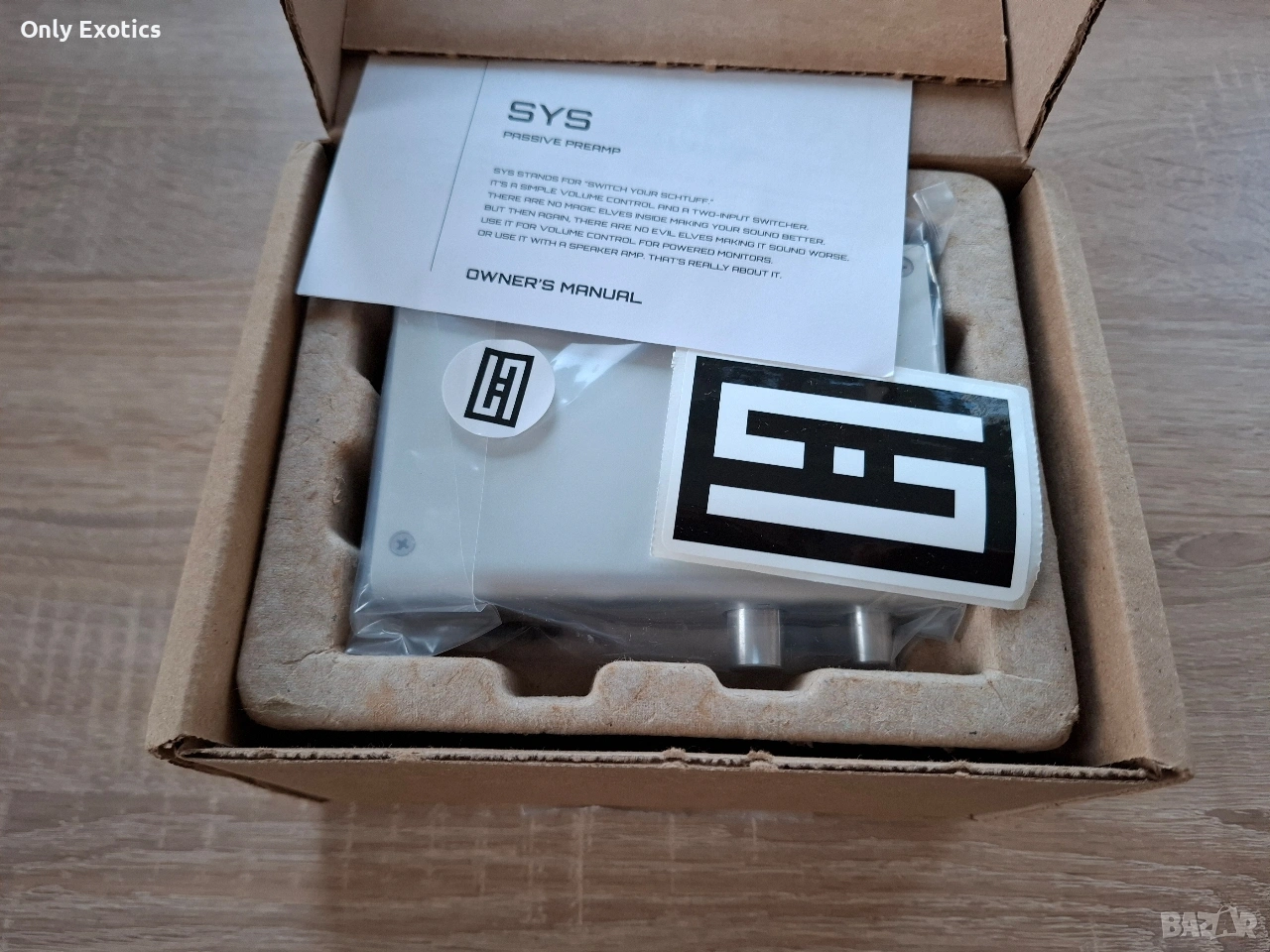 Schiit SYS passive attenuator , снимка 1