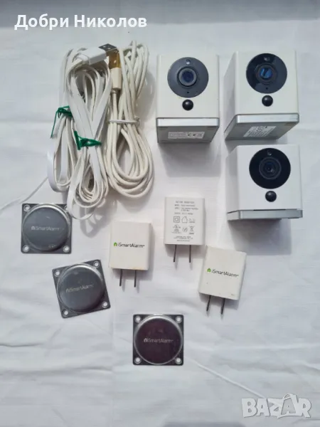 3 бр. iSmartAlarm видеокамери за наблюдение, снимка 1