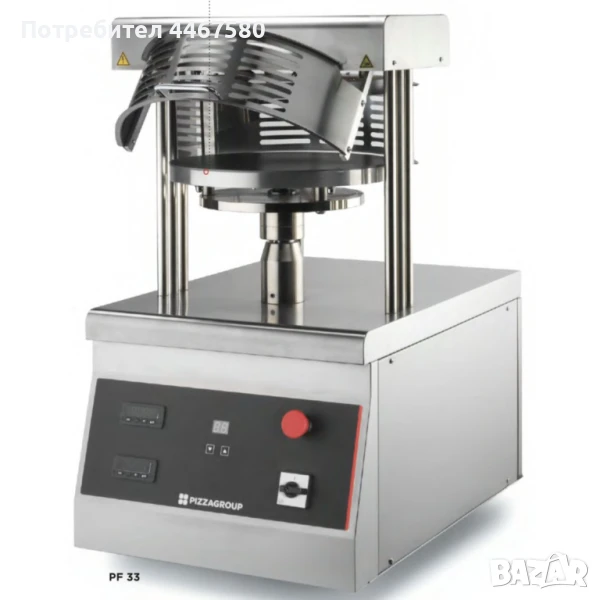 Професионална нагреваема преса за пица с ръб, снимка 1