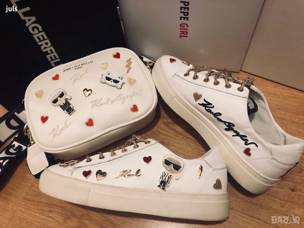 Karl Lagerfeld чанта и сникърси, снимка 1