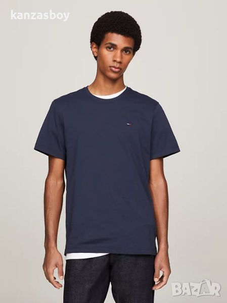 Tommy Hilfiger SLIM FIT T-SHIRT - страхотна мъжка тениска Л, снимка 1