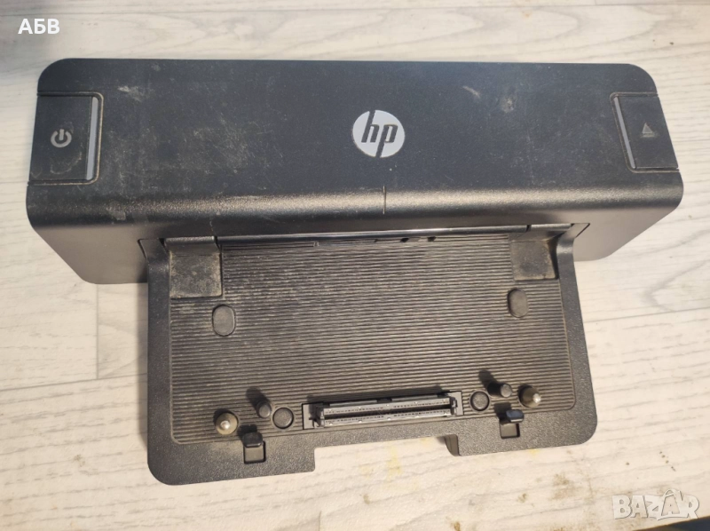 Продава се НР докинг станция с мрежов адаптер и заключващо устройство Kensington, снимка 1