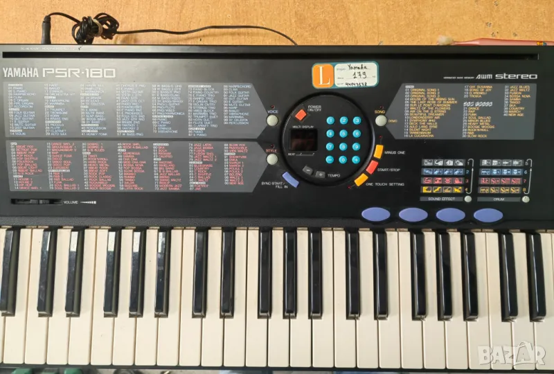 Синтезатор Yamaha PSR-180, снимка 1