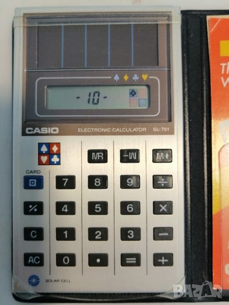 Ретро Калкулатор Casio SL-751, снимка 1