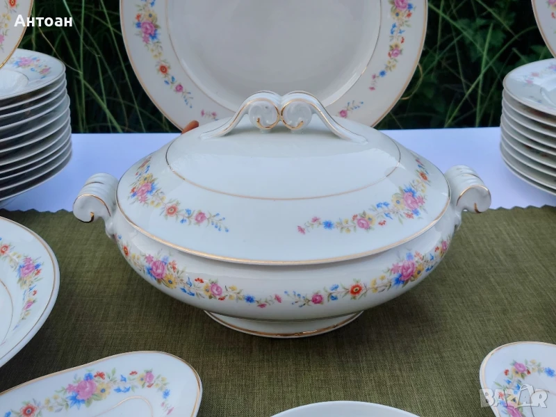 Порцеланов сервиз за хранене -Limoges France , снимка 1