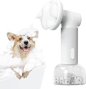 Автоматична четка за къпане на кучета с дозатор за сапун., снимка 1