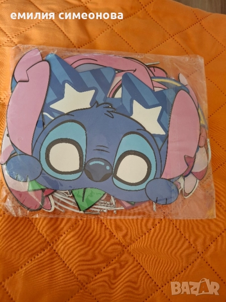 маски и балони на Стич за рожден ден , снимка 1