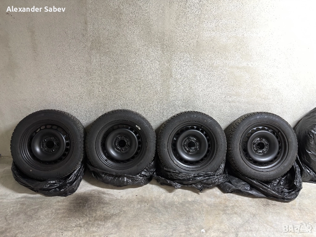 Зимни гуми Fulda с джанти БМВ 16 цола, снимка 1