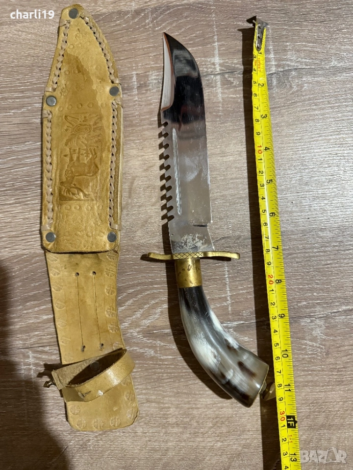 Уникален ловджийски нож , снимка 1