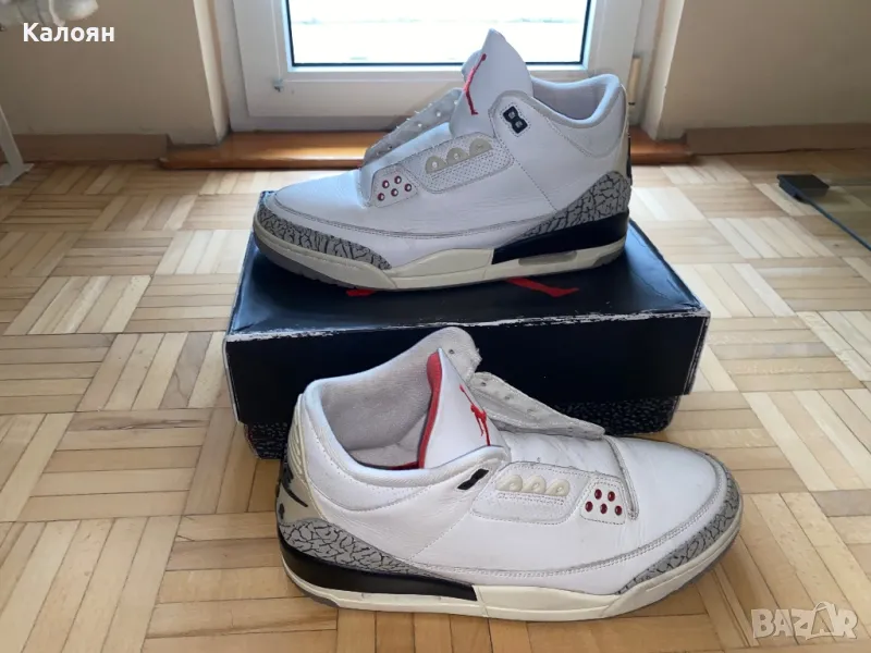 Jordan 3 White Cement Reimagined обувки, снимка 1