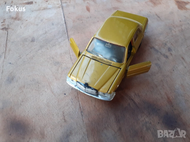 Стара метална колекционерска количка Mercedes SE 350, снимка 2 - Антикварни и старинни предмети - 53267281