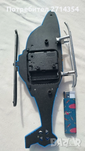 Пластмасов часовник хеликоптер , снимка 4 - Други - 51962288