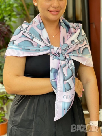 шал 100х100см chanel versace , снимка 5 - Шалове - 51454077