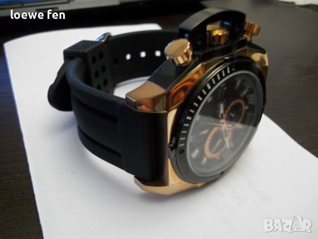 Buchner And Bovalier automatic rose gold 48 mm - мъжки часовник автомат автоматичен, снимка 1