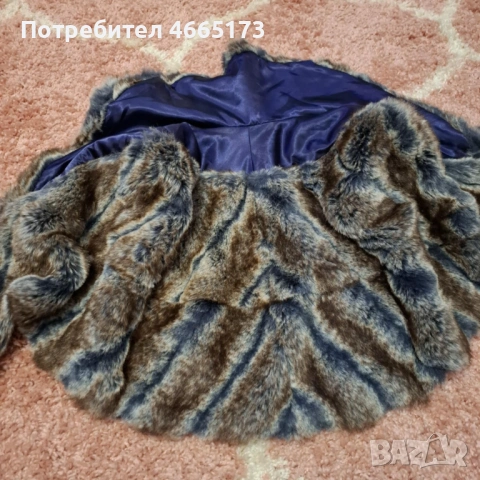 RARE Пончо /Пелерина от естествен косъм