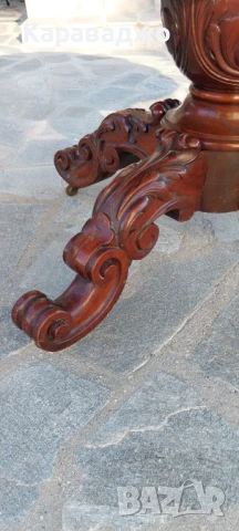 Антична Френска маса, снимка 4 - Маси - 50751887