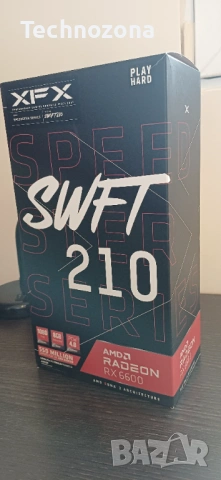 Видеокарта AMD Radeon RX 6600 8GB XFX SWFT 210 | RX6600 | 8 GB GDDR6 RX6600 8GB AMD RADEON 8GB GDDR6, снимка 9 - Видеокарти - 52892028